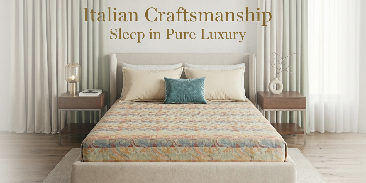 Superina Italy Quilted Bedspread Banner